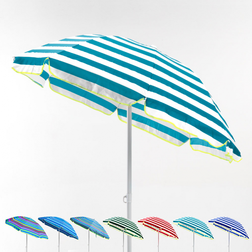 Katoenen strandparasol Taormina, 200 cm Afmetingen