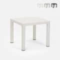 Lage vierkante salontafel 45x45 cm voor binnen of buiten Aviat Aanbieding