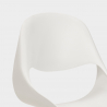 Design stoel van polypropyleen en hout Shell Kosten