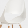 Design stoel van polypropyleen en hout Shell Aankoop