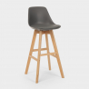 Scandinavische design kruk Willis Wood met kussen  Model