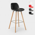 Moderne hoge Scandinavische design kruk voor bar en keuken Burj 75 Aanbieding