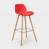 Moderne hoge Scandinavische design kruk voor bar en keuken Burj 75 