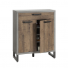 Entree schoenenkast met 4 planken en lade modern industrieel design Harbour Aanbod