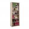 Design boekenkast van hout met 5 planken in klassieke stijl Virginia Aanbod