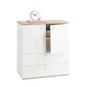Moderne witte design ladekast Ottavia Aanbod