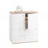 Moderne witte design ladekast Ottavia Aanbod
