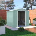 Tuinhuis schuur van gegalvaniseerd plaatstaal 213x191x195 cm St.Moritz NATURE Aanbod