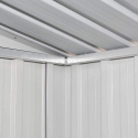 Tuinhuis schuur van gegalvaniseerd plaatstaal 201x121x176 cm Alps Model