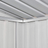 Tuinhuis schuur van gegalvaniseerd plaatstaal 257x142x184 cm Tyrol Karakteristieken
