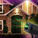 Kerst LED-laserlichtprojector voor kerstgevel met zonnepaneel Kortingen