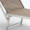 4 Aluminium strand ligbedden Limited Edition Santorini 