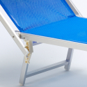 Professionele strandligstoel Italia uit aluminium 