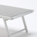 Professionele strandligstoel Italia uit aluminium 