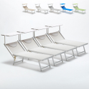 Aanbieding 4 stuks professionele ligbedden Italia Aanbieding