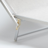 Set van 2 aluminium strandligbedden Grande Italia XL Karakteristieken