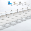 Set van 20 aluminium strandligbedden Grande Italia XL Aanbieding