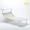 Set van 20 aluminium strandligbedden Grande Italia XL Korting