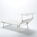 Set van 20 aluminium strandligbedden Grande Italia XL Voorraad
