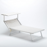 Set van 20 aluminium strandligbedden Grande Italia XL Kortingen