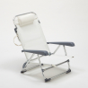 Opvouwbare strandstoel Gargano met armleuningen van aluminium  Karakteristieken