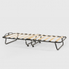 Opklapbed op wielen met matras en lattenbodem 80x180 cm Ares 