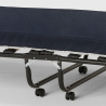 Opklapbed op wielen met matras en lattenbodem 80x180 cm Ares 