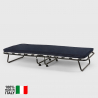 Opklapbed op wielen met matras en lattenbodem 80x180 cm Ares 