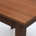 Massief houten tafel voor trattoria cafè en restaurant 80x80 cm Gerry Korting