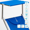 2 stuks professionele aluminium ligbedden Santorini Voorraad