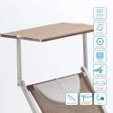 Professioneel ligbed Santorini Limited Edition voor het strand 