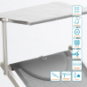 Professionele strandligstoel Italia uit aluminium 