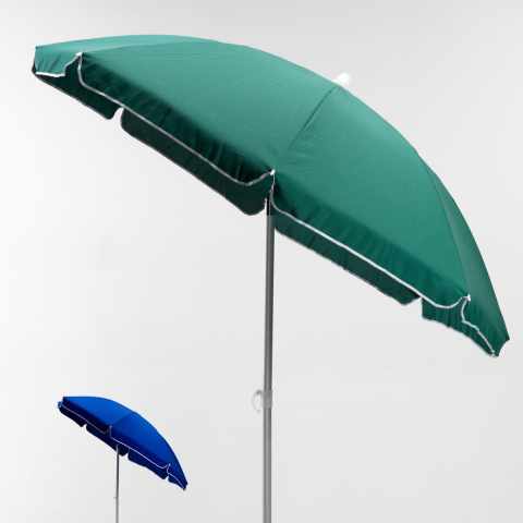 Lichte parasol met structuur in alluminium 200 cm Lignano