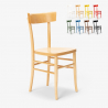 Klassieke en rustieke houten stoel Milano Kortingen