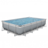 New Plast Rechthoekig Zwembad in een Grijze Kleur 650x265 H125 Futura 650 Aanbod