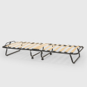 Opklapbed met lattenbodem en microvezelmatras 80x180 cm Apollo 