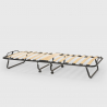 Opklapbed met lattenbodem en microvezelmatras 80x180 cm Apollo 