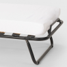 Opklapbed met lattenbodem en microvezelmatras 80x180 cm Apollo 