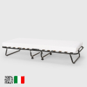 Opklapbed met lattenbodem en microvezelmatras 80x180 cm Apollo 