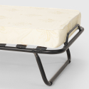 Opklapbaar Bed met Microvezel Matras en Lattenbodem 80x180cm Apollo 