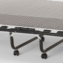 Opklapbaar Bed met Microvezel Matras en Lattenbodem 80x180cm Apollo Karakteristieken
