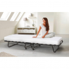 Opklapbaar bed Demetra met microvezel matras en lattenbodem, 80x190cm 