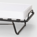 Opklapbaar bed Demetra met microvezel matras en lattenbodem, 80x190cm 