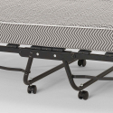 Opklapbaar bed Demetra met microvezel matras en lattenbodem, 80x190cm Prijs