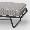 Opklapbaar bed Demetra met microvezel matras en lattenbodem, 80x190cm Kosten