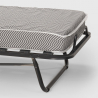 Opklapbaar bed Demetra met microvezel matras en lattenbodem, 80x190cm Kosten