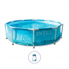 Intex 28208 Beachside Metal Frame bovengronds rond zwembad 305x76 cm  Aanbod