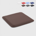 Set van 4 stoelkussens van gewatteerd kunstleer voor binnen en buiten 27x27 cm Hop Aanbieding