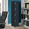 Metalen locker met 4 vakken en slot 38x45x190 cm Stromboli Aanbod