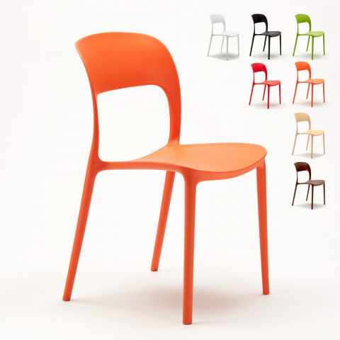 Stock 24 stoelen voor restaurants en cafès polypropyleen Restaurant Aanbieding